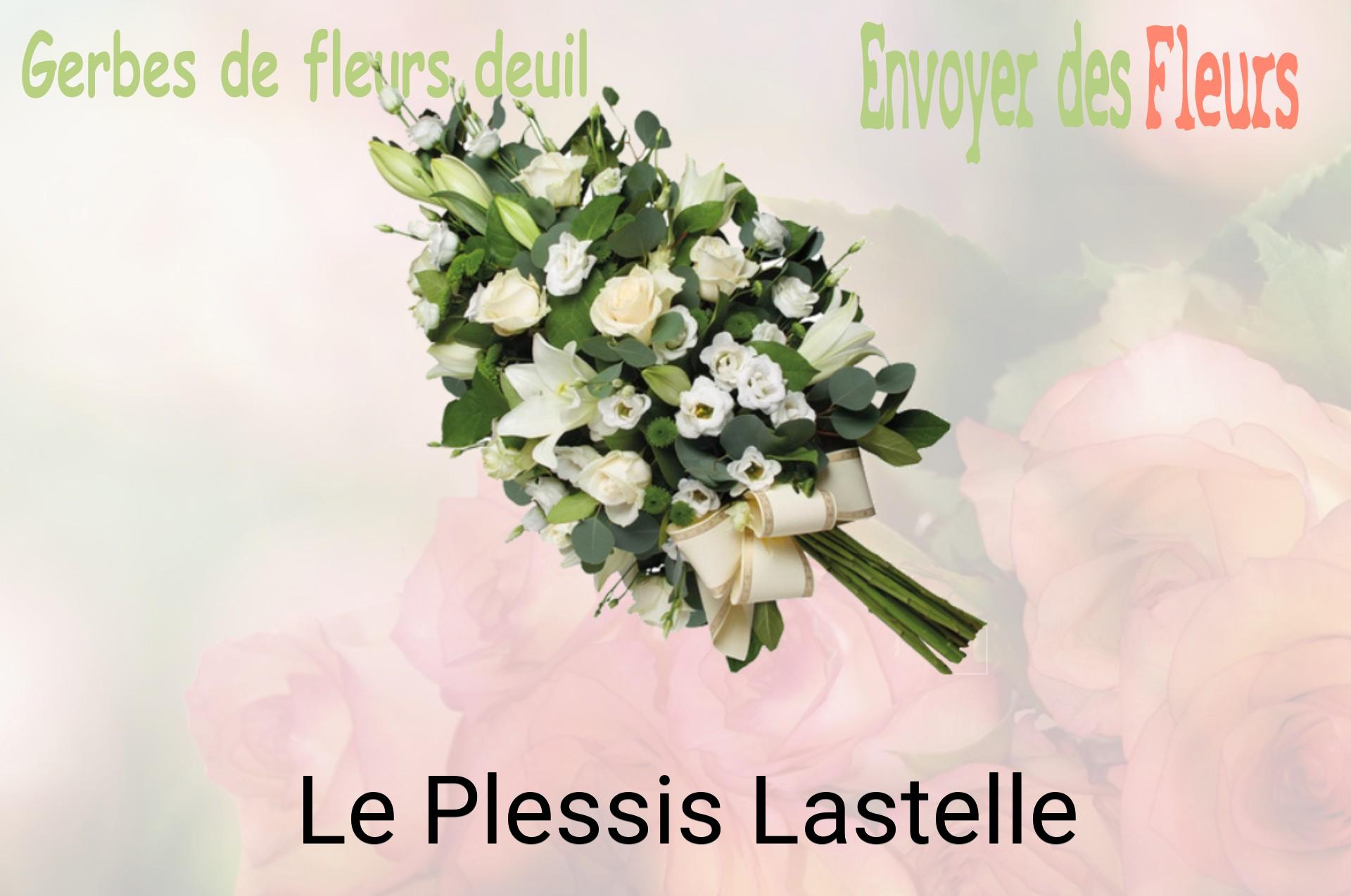 Gerbe de fleurs de deuil livrée à Le Plessis-Lastelle
